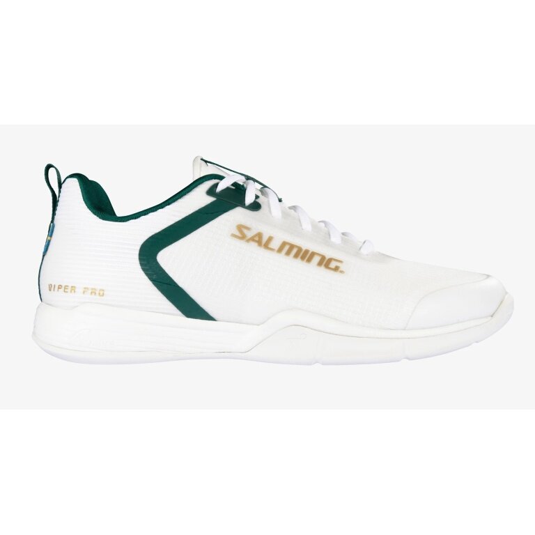 Salming Hallen-Indoorschuhe Viper Pro Leichtigkeit/Beweglichkeit weiss/grün Herren