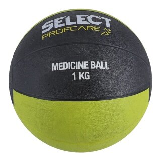 Select Profcare Medizinball 1kg schwarz/grün
