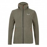 Salewa Fleecejacke Nuvolo mit Kapuze (warm, atmungsaktiv) braun Herren