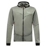 Salewa Fleecejacke Sella Crevasse Hooded Jacket (warm, leicht, hohe Bewegungsfreiheit) shadowgrün Herren