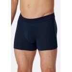 Schiesser Unterwäsche Boxershorts Organic Cotton (Comfort Fit) gemustert nachtblau Herren - 1 Stück