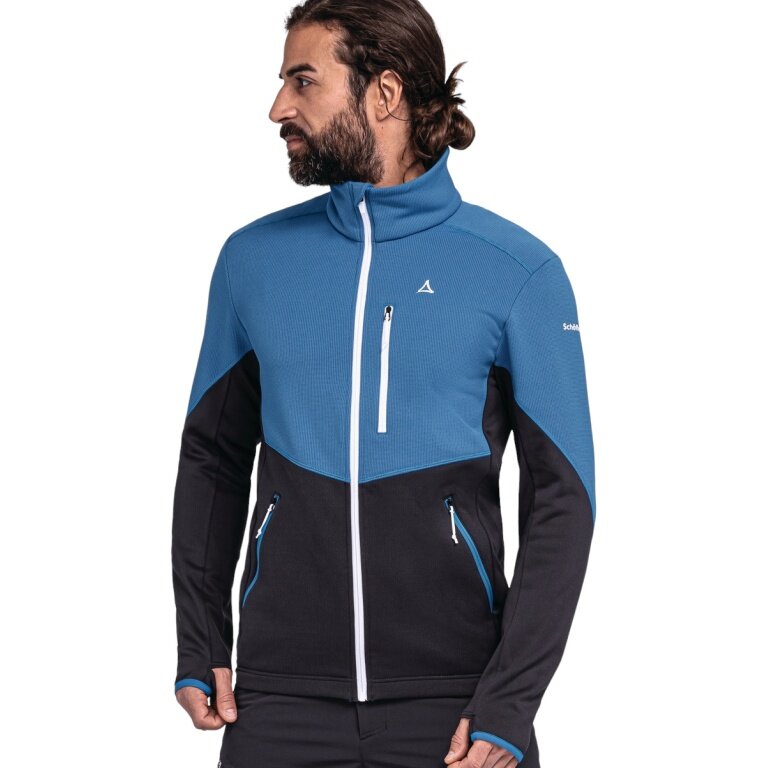 Schöffel Fleecejacke Lodron (4-Wege-Stretch) blau/navyblau Herren