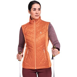 Schöffel Hybrid-Weste Hybrid Stams Vest (strapazierfähig, atmungsaktiv) orange Damen