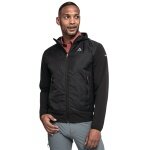 Schöffel Hybridjacke Hiking Style Blaueis MNS (warm PrimaLoft® Isolation, mit Kapuze) schwarz Herren