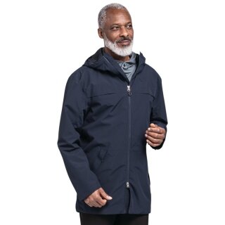 Schöffel Regenjacke Urban Parka Style Bohorok MNS (wasserdicht, atmungsaktiv) navyblau Herren