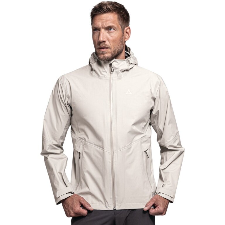 Schöffel Softshelljacke Begoro 3-Lagen (Hardshell, winddicht, wasserdicht) grau Herren