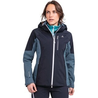 Schöffel Trekking-Wanderjacke Gaschurn (2-Lagen, wasserdicht und atmungsaktiv) navyblau Damen