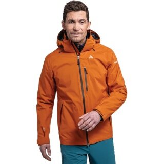 Schöffel Trekking-Wanderjacke Gaschurn (2-Lagen, wasserdicht und atmungsaktiv) orange Herren