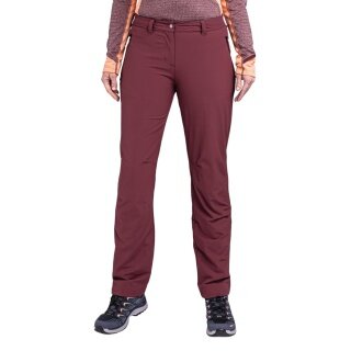 Schöffel Wanderhose Pant Engadin1 Warm (4-Wege Stretch, strapazierfähig) lang weinrot Damen