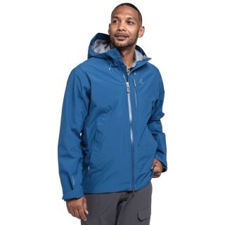 Schöffel Wanderjacke Hiking Jacket Style Mauku MNS (wasserdicht, mit Kapuze) blau Herren