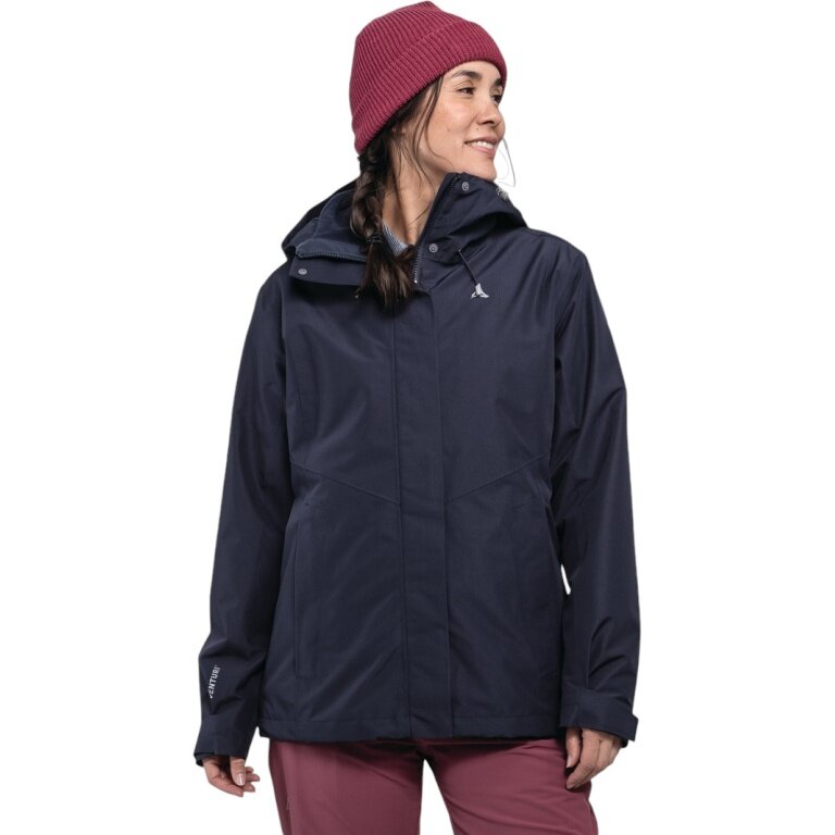 Schöffel Wanderjacke Hiking 3in1 Style Okere Jacket (2-Lagen VENTURI) navyblau Damen