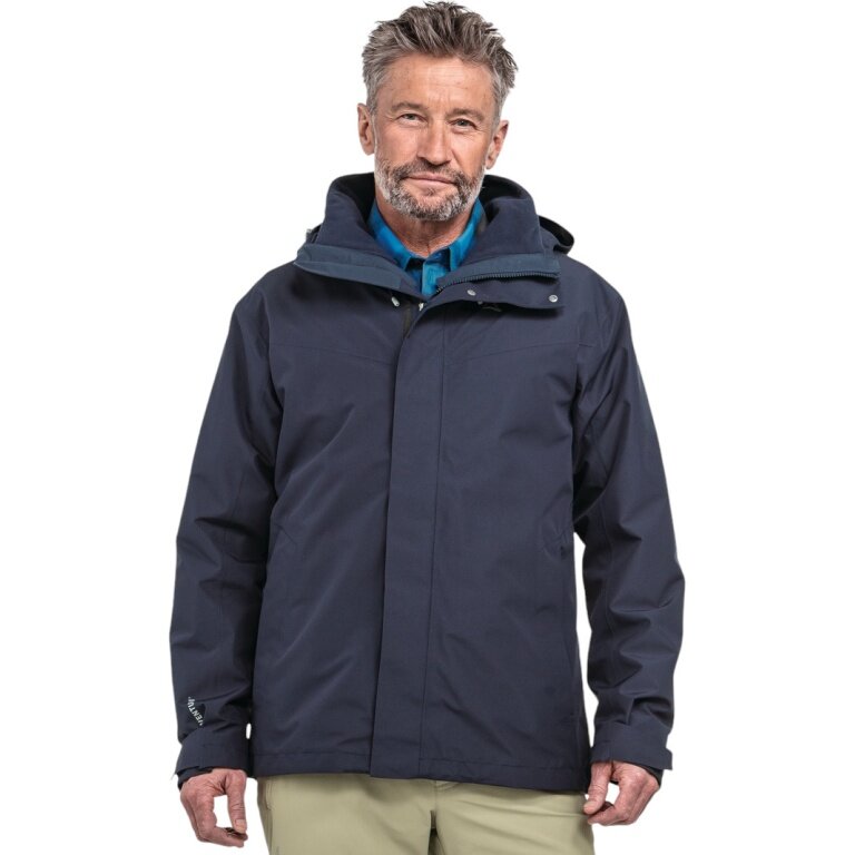 Schöffel Wanderjacke Hiking 3in1 Style Okere Jacket (2-Lagen VENTURI) navyblau Herren