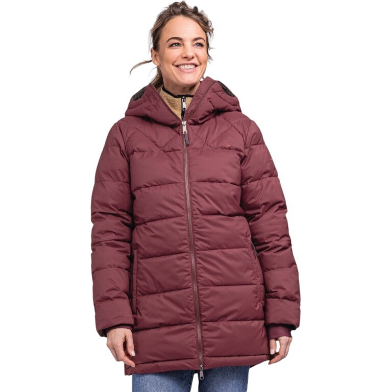 Schöffel Winter-Parka Boston (wasser- und winddicht) weinrot Damen