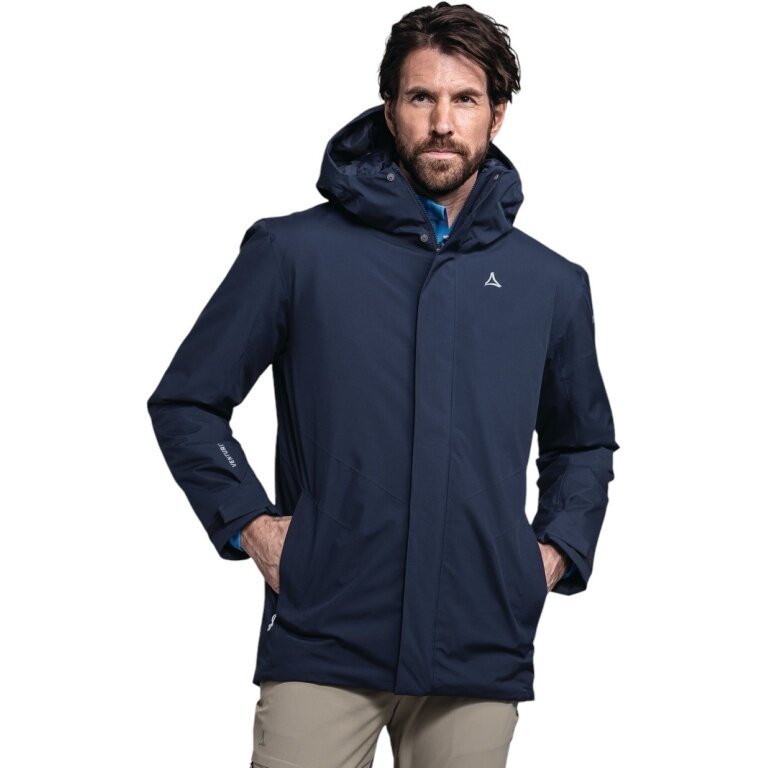 Schöffel Winter-Parka Hiking Style Froda Parka (2-Lagen VENTURI) navyblau Herren