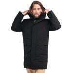 Schöffel Winterjacke Down Parka Canterbury (leicht, wasserdicht, 4-Wege-Stretch) schwarz Herren