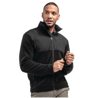 Schöffel Fleecejacke Urban Fleece Style Gregale (sehr warm, feuchtigkeitsregulierend) schwarz/grau Herren