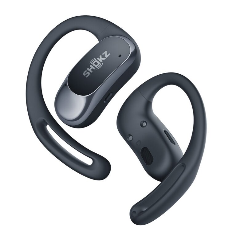 Shokz Kopfhörer OpenFit Air (Open-Ear-Design, 6 Stunden Wiedergabezeit) schwarz