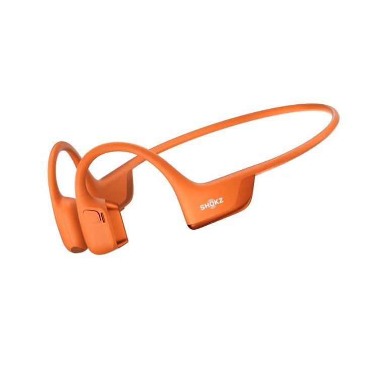 Shokz Kopfhörer OpenRun Pro 2 (Open-Ear-Design, sicherer Sitz, 12 Stunden Wiedergabezeit) orange