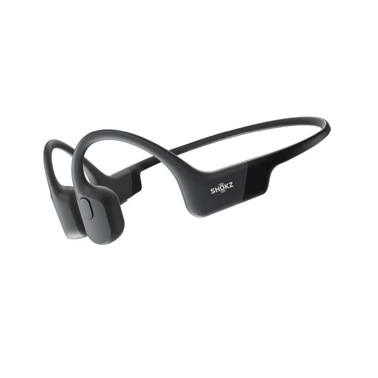 Shokz Kopfhörer OpenRun (Open-Ear-Design, Schnellladeversion von Aeropex, 8-stündige Akkulaufzeit) schwarz