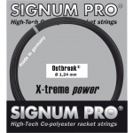 Signum Pro Tennissaite Outbreak (Haltbarkeit+Power) anthrazitgrau 12m Set
