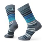 Smartwool Tagessocke Crew Spruce Street-Print Everyday (Merinowolle) grau/blau - 1 Paar