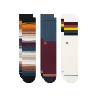 Stance Tagessocke Crew Breakwater weiss/bunt - 3 Paar