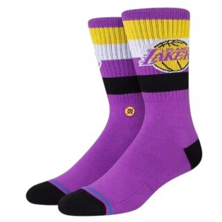 Stance Tagessocke Crew Lakers ST purple/gelb/schwarz - 1 Paar