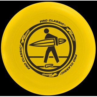 Sunflex Frisbee Pro Classic gelb 1er - perfekt für Strand/Wiese -