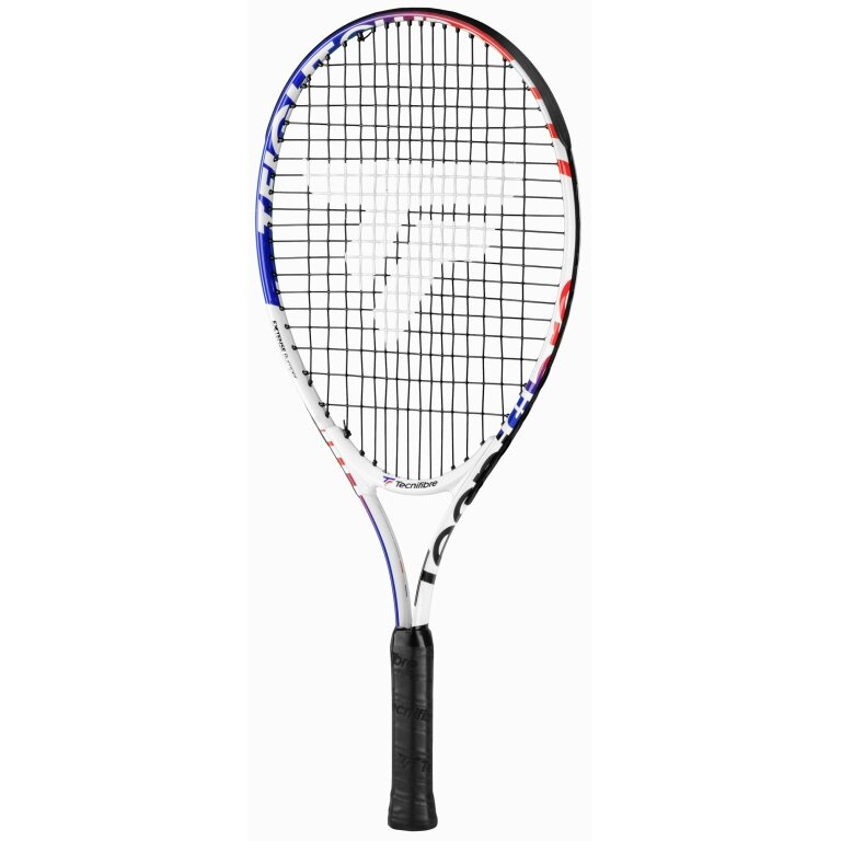 Tecnifibre Kinder-Tennisschläger T-Fight Club 23in/200g (6-9 Jahre) weiss - besaitet -