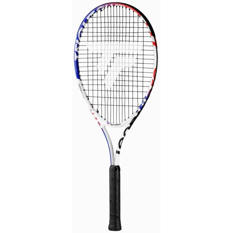 Tecnifibre Kinder-Tennisschläger T-Fight Club 25in/235g (9-12 Jahre) weiss - besaitet -