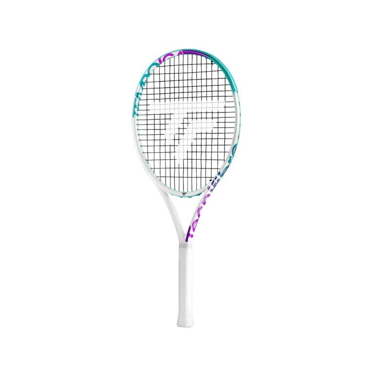 Tecnifibre Kinder-Tennisschläger Tempo Iga 26in/250g (11-14 Jahre) 2025 weiss/violett - besaitet -