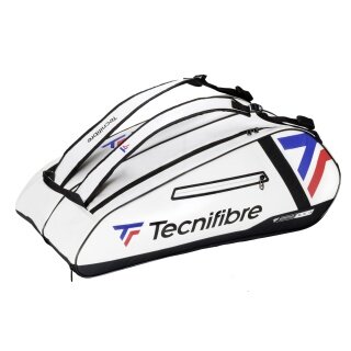 Tecnifibre Tennis-Racketbag Tour Endurance (Schlägertasche, 2 Hauptfächer, Schuhfach) 2025 weiss 12er