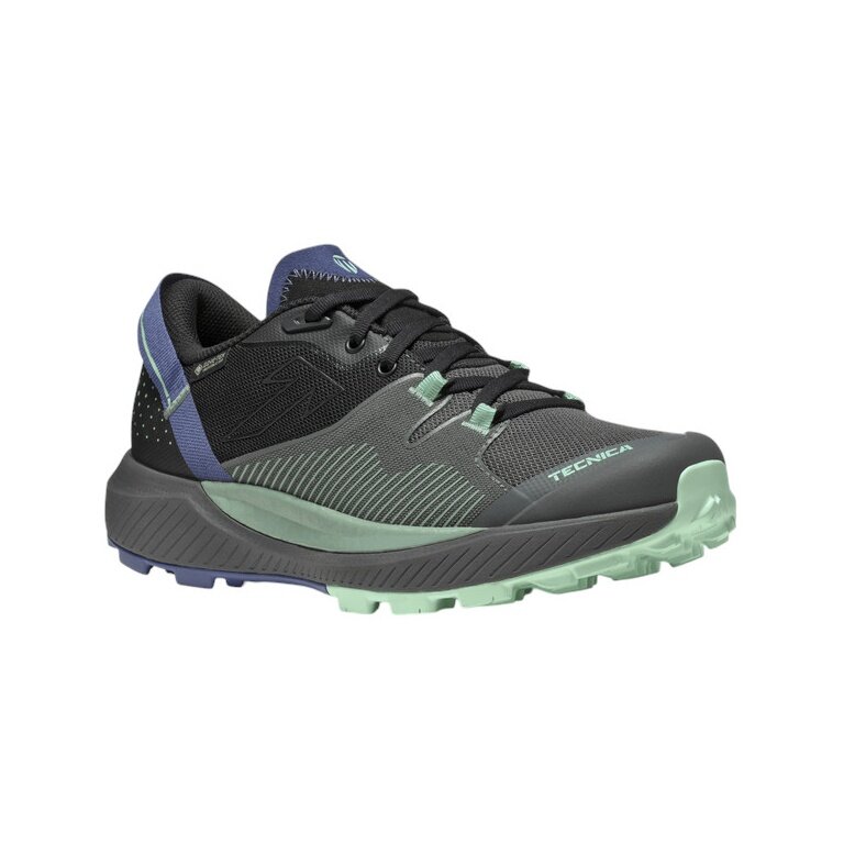 Tecnica Wanderschuhe Agate Speed S GTX (Speed-Hiking, wasserdicht) schwarz/violett/mint Damen