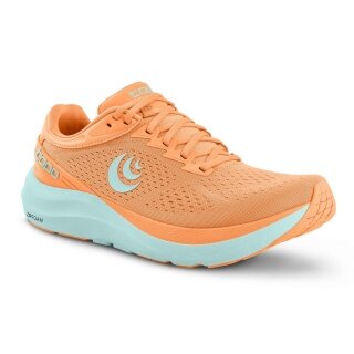 Topo Laufschuhe Phantom 3 (Dämpfung, breitere Zehenbox) orange/skyblau Damen