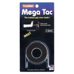 Tourna Overgrip Mega Tac (extreme Griffigkeit, haltbar, breit) schwarz 3er