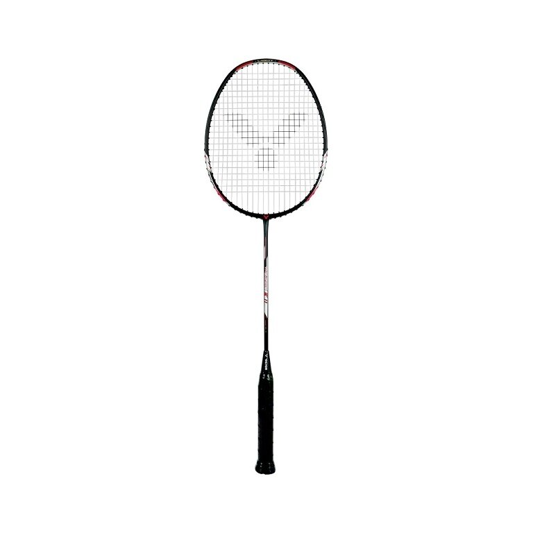 Victor Badmintonschläger Thruster K 11 C (kopflastig, sehr flexibel) schwarz - besaitet -