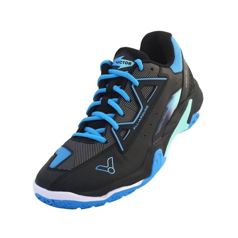 Victor Hallen-Indoorschuhe A531W C schwarz/blau Herren