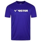 Victor Sport-Tshirt T-43104 B (100% Polyester) blau Herren