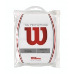 Wilson Overgrip Pro Perforated 0.55mm weiss 12er Clip-Beutel