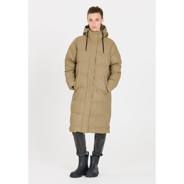 Whistler Winter-Steppmantel Audrey Long Puffer Jacket W-Pro 5000 (wasserdicht, winddicht) coffeebraun Damen