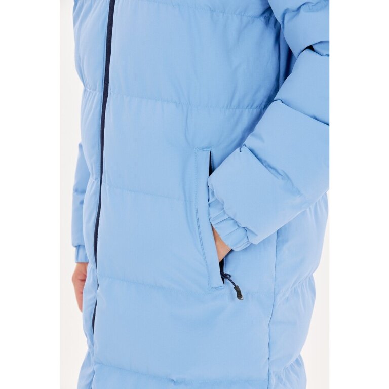 Long atmungsaktiv) hellblau (Kapuze, Padded Winter-Steppmantel warm, bestellen Abella Whistler Damen online