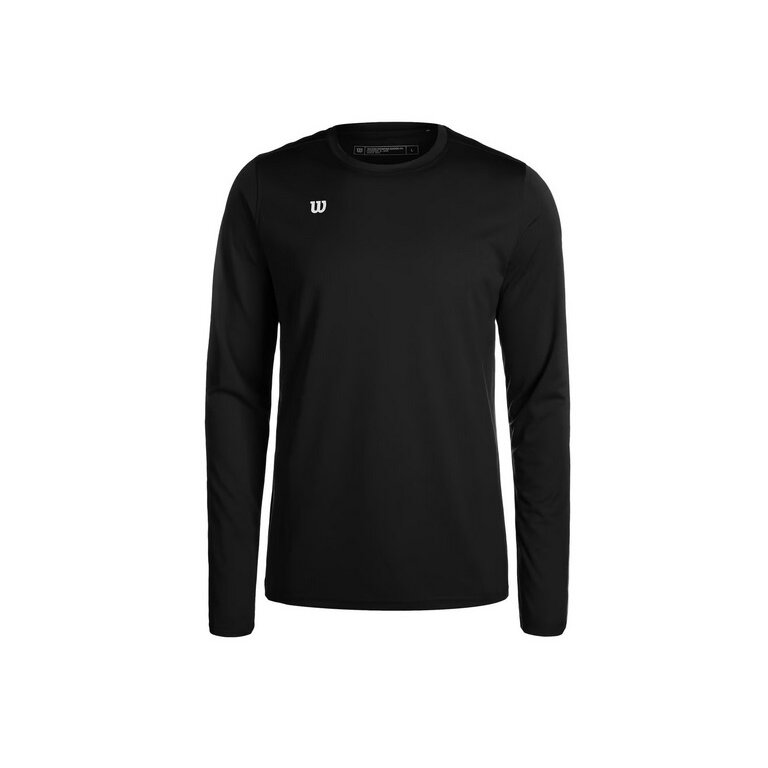 Wilson Sport-Langarmshirt Shooting Shirt schwarz Herren