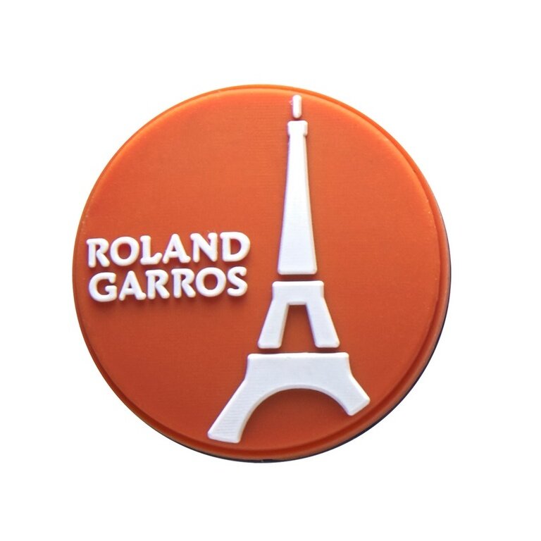 Wilson Schwingungsdämpfer Roland Garros Eiffel Tower claybraun/weiss - 1 Stück