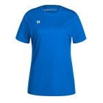 Wilson Sport-Shirt Fundamentals Shooting (100% Polyester) kurzarm blau Damen