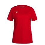 Wilson Sport-Shirt Fundamentals Shooting (100% Polyester) kurzarm rot Damen