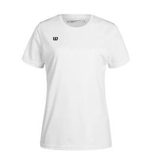 Wilson Sport-Shirt Fundamentals Shooting (100% Polyester) kurzarm weiss Damen
