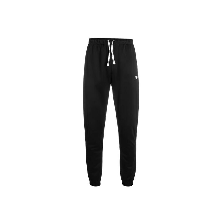 Wilson Trainingshose Fundamentals Pant (100% Polyester) lang schwarz Herren