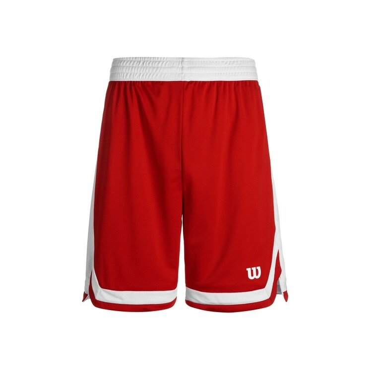 Wilson Sporthose Fundamentals Reversible Short (Basketball) kurz rot/weiss Herren