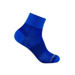 Wrightsock Sportsocken Quarter Coolmesh II (dünn, atmungsaktiv, bequem) royalblau - 1 Paar