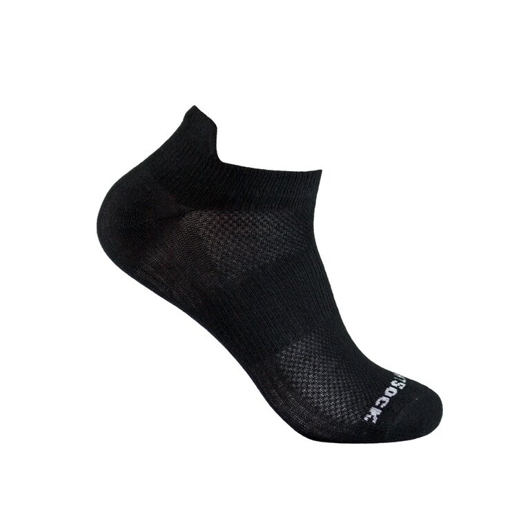 Wrightsock Sportsocken Sneaker Coolmesh II (mit Stabilisierungsfunktion) schwarz - 1 Paar